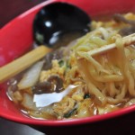 上州雷らーめんは麺がもちもちの食感 上州雷らーめん
